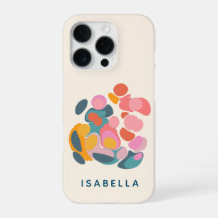 Funda Para iPhone 16 Pro Formas abstractas coloridas minimalistas personali