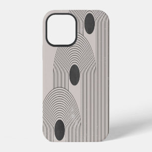 Funda Para iPhone 12 Formas abstractas de equilibrio geométrico de medi