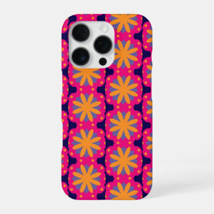 Funda Para iPhone 16 Pro formas coloridas de círculo floral