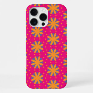 Funda Para iPhone 16 Pro Max formas coloridas de círculo floral