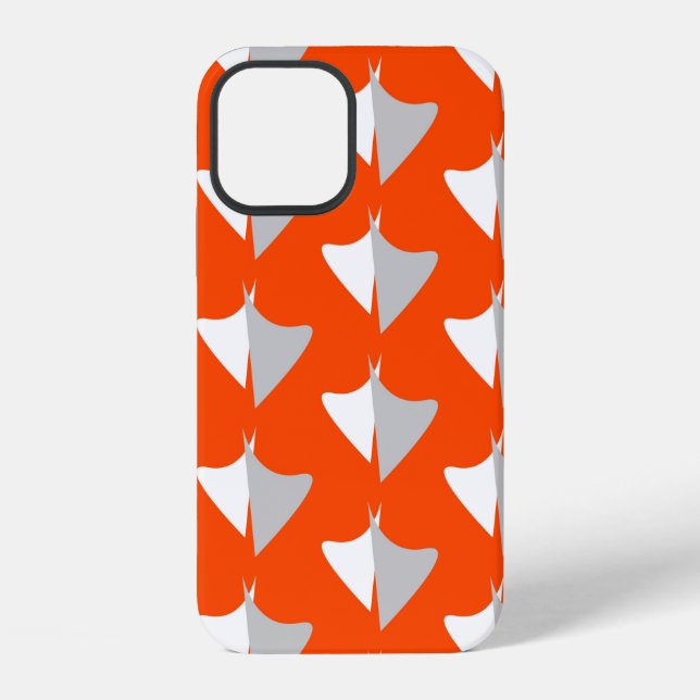 Funda Para iPhone Formas geométricas retro con patrón abstracto sin  (Reverso )