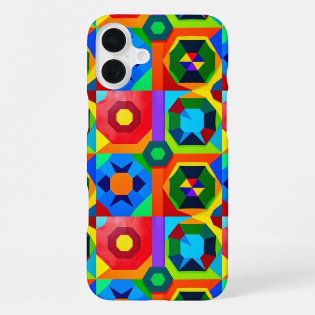 Funda Para iPhone Formas multicolor 2 (Reverso )
