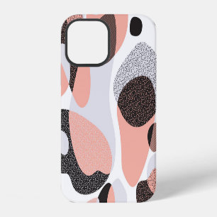 Funda Para iPhone 12 Formas Naturales: Textura Geométrica Sin Marea.