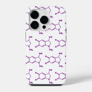 Funda Para iPhone 14 Pro Fórmula química molecular de adrenocromo