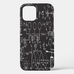 Funda Para iPhone 12 Fórmulas Científicas: Patrón de Cálculos en Pizarr