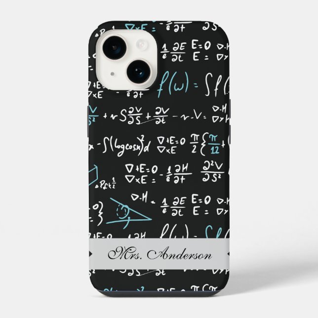 Funda Para iPhone Fórmulas Matemáticas (Reverso )
