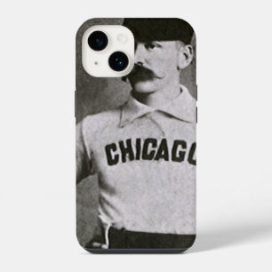 Funda Para iPhone 14 Foto antigua, jugador de béisbol de Chicago