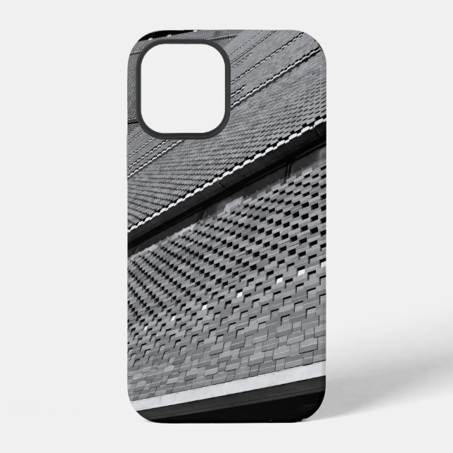FUNDA PARA iPhone FOTO DE ÁNGULO BAJO DE EDIFICIO ARQUITECTÓNICO (Reverso )