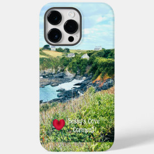 Funda Para iPhone 14 Pro Max Foto de Bessys Cove Penzance Cornualles Corazón Pe