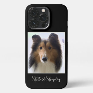 Funda Para iPhone 13 Pro Foto de Cute Shetland Sheepdog