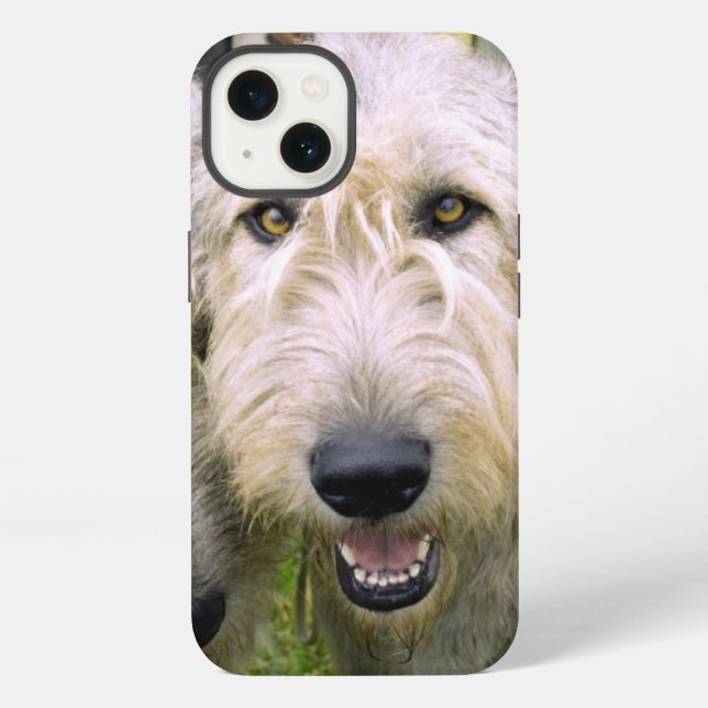 Funda Para iPhone Foto de Irish Wolfhound (Reverso )