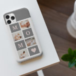 Funda Para iPhone 11Pro Max Foto de la mejor mamá de color rosa y gris<br><div class="desc">Este moderno marco fotográfico de collage es el regalo perfecto para una madre especial en tu vida. El marco está decorado en tonos rosas y grises, lo que le confiere un aspecto elegante y contemporáneo que se completa con la decoración de las casas. El cuadro de collage presenta múltiples ranuras...</div>