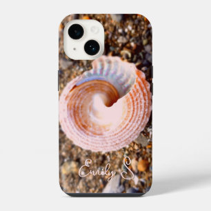 FUNDA PARA iPhone 14 FOTO DE LA NATURALEZA DE PLAYA DE CONCHA DE CARACO