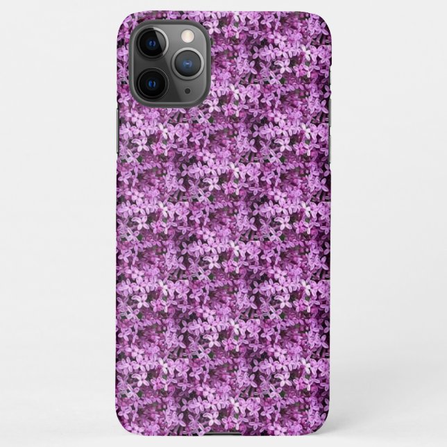 Funda Para iPhone Foto de Lilac | Media caída en mosaico | (Reverso)