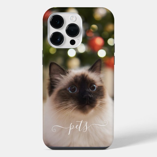 Funda Para iPhone Foto de mascotas lindas para recordar (Reverso )