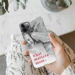 Funda Para iPhone 11Pro Max Foto de moda y lo que más importa de RedQuote<br><div class="desc">Captura la esencia de los hermosos momentos de la vida con nuestros exclusivos productos de moda Photo & What Matters Most Positive Red. Infundir positividad y estilo en su vida cotidiana con esta colección única que combina perfectamente las tendencias modernas con sentimientos atemporales. Ya sea que te estés tratando a...</div>