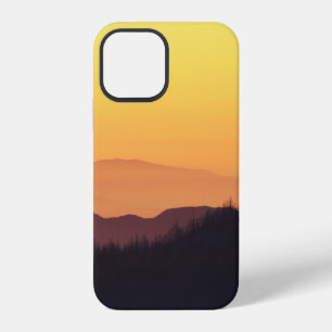 FUNDA PARA iPhone 12 FOTO DE PAISAJE DE BOSQUE DURANTE LA HORA DORADA
