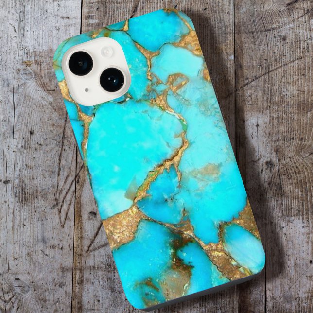 Funda Para iPhone foto de piedra turquesa (Subido por el creador)