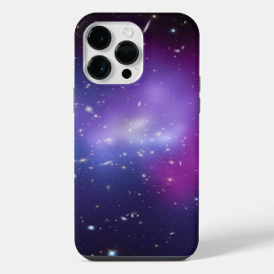 Funda Para iPhone 14 Pro Max Foto espacial del cúmulo de galaxias púrpura