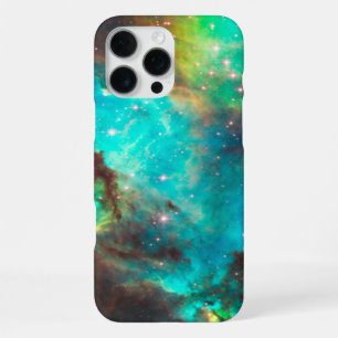 Funda Para iPhone 16 Pro Max Foto espacial turquesa del cúmulo estelar NGC 2074