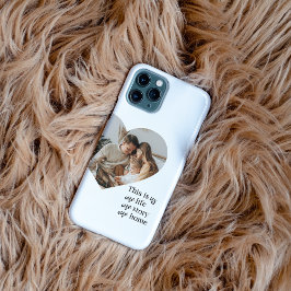 Funda Para iPhone 11Pro Max Foto familiar moderna de pareja y regalo de presup