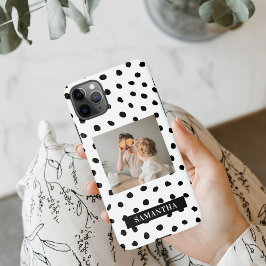 Funda Para iPhone 11Pro Max Foto familiar moderna y regalo de belleza de punto