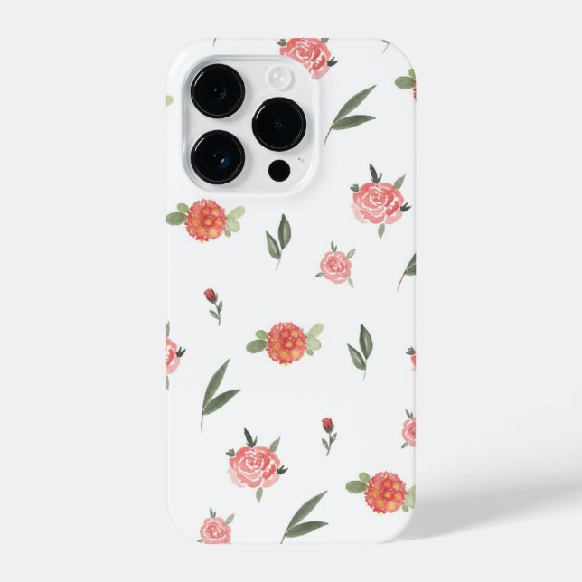 Funda Para iPhone Foto floral personalizada única (Reverso )