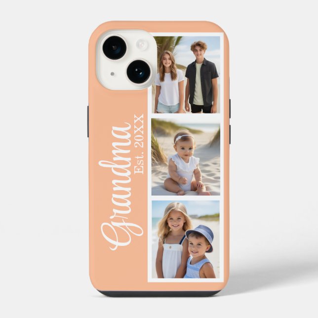 Funda Para iPhone Foto personalizada de la abuela (Reverso )
