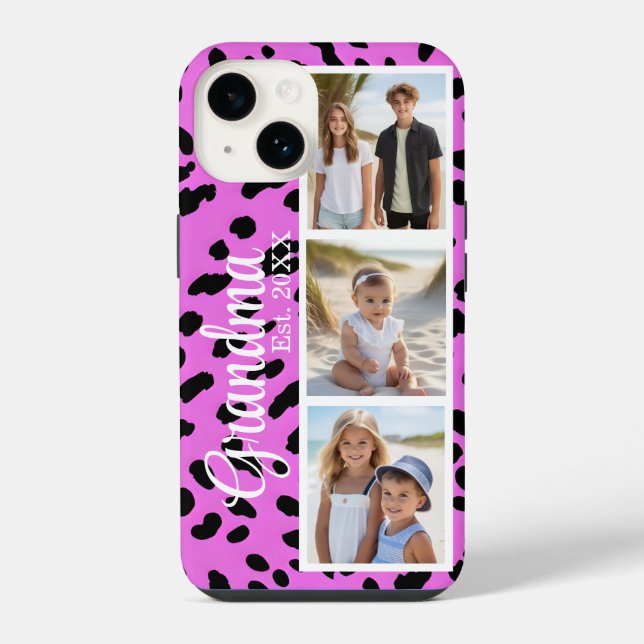 Funda Para iPhone Foto personalizada de la abuela (Reverso )