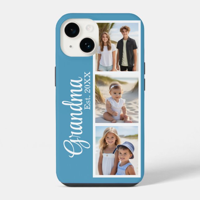 Funda Para iPhone Foto personalizada de la abuela (Reverso )