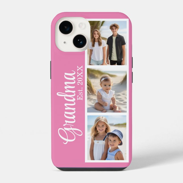 Funda Para iPhone Foto personalizada de la abuela (Reverso )