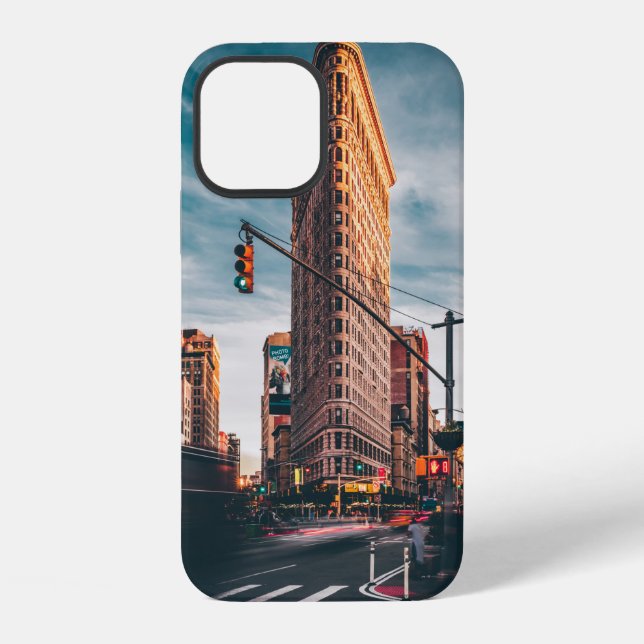 FUNDA PARA iPhone FOTOGRAFÍA ARQUITECTURAL DEL EDIFICIO MARRÓN (Reverso )
