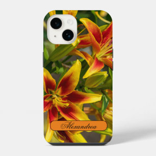 Funda Para iPhone 14 Fotografía de flores, Naranja y amarillo diariamen