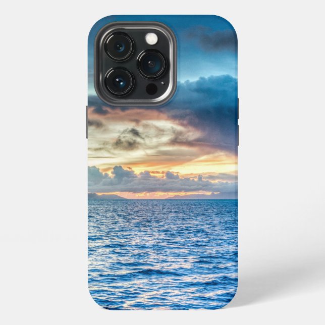 Funda Para iPhone Fotografía de la vista al océano de Bora Bora (Reverso )