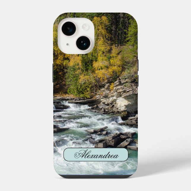 Funda Para iPhone Fotografía de río, río Fraser (Reverso )