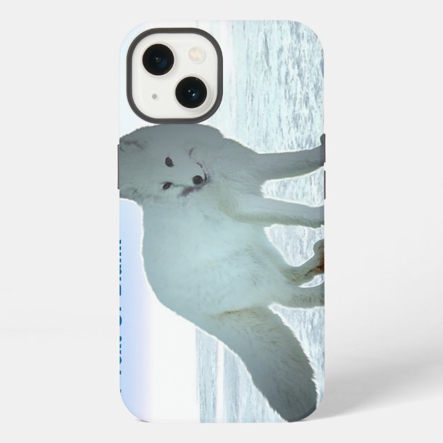 Funda Para iPhone Fox ártica (Reverso )