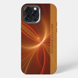 Funda Para iPhone 13 Pro Max Fractal abstracto místico moderno Nombre Colores C