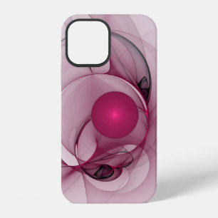 Funda Para iPhone 12 Fractal oscilante, arte abstracto moderno de color