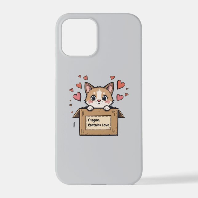 Funda Para iPhone Fragile: Contains Love (Reverso )