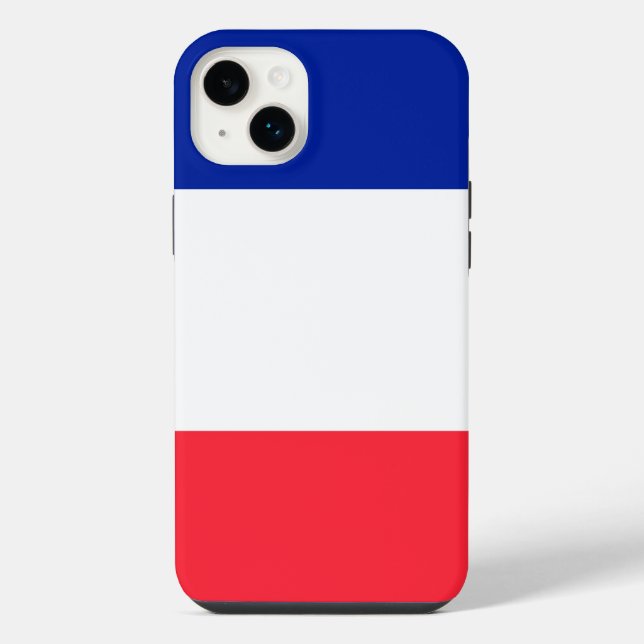 Funda Para iPhone France Paris Flag Cell Phone Case (Reverso)