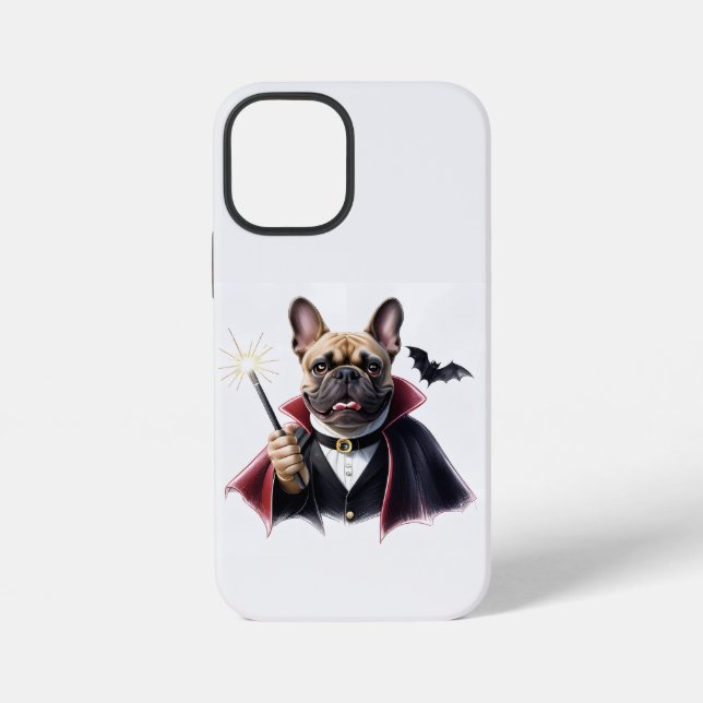 Funda Para iPhone  französische Bulldogge Halloween French Bulldog (Reverso )