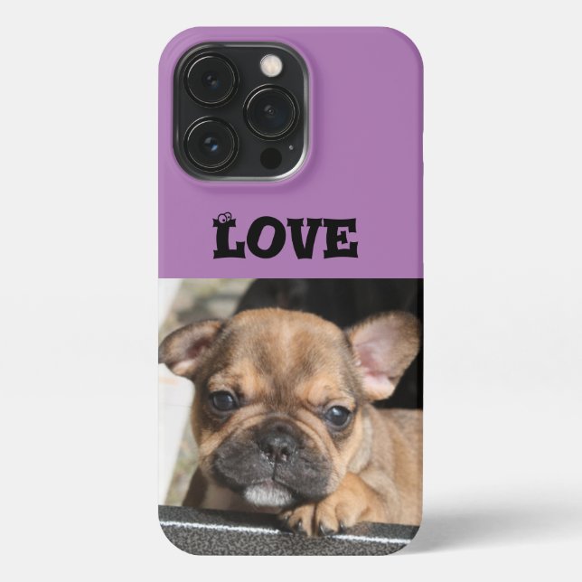 Funda Para iPhone Französische Bulldogge Welpe (Reverso)