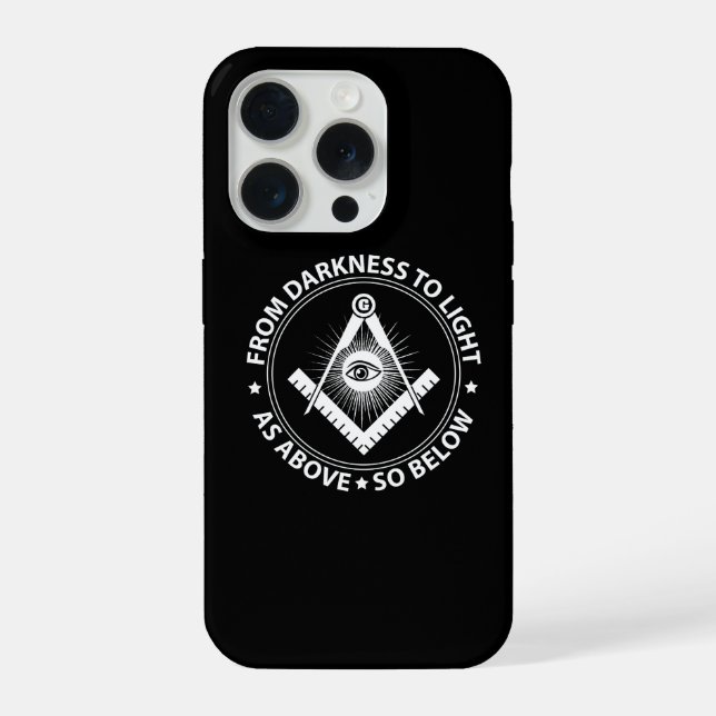Funda Para iPhone Freemasonry emblem (Reverso )