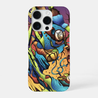 Funda Para iPhone 16 Pro Freie Formen im Comic-Stil