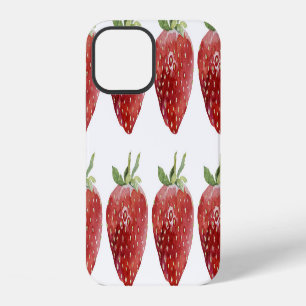 Funda Para iPhone 12 Fresas acuarela: patrón sin fisuras