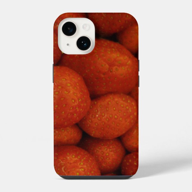 Funda Para iPhone Fresas Jugosas (Reverso )
