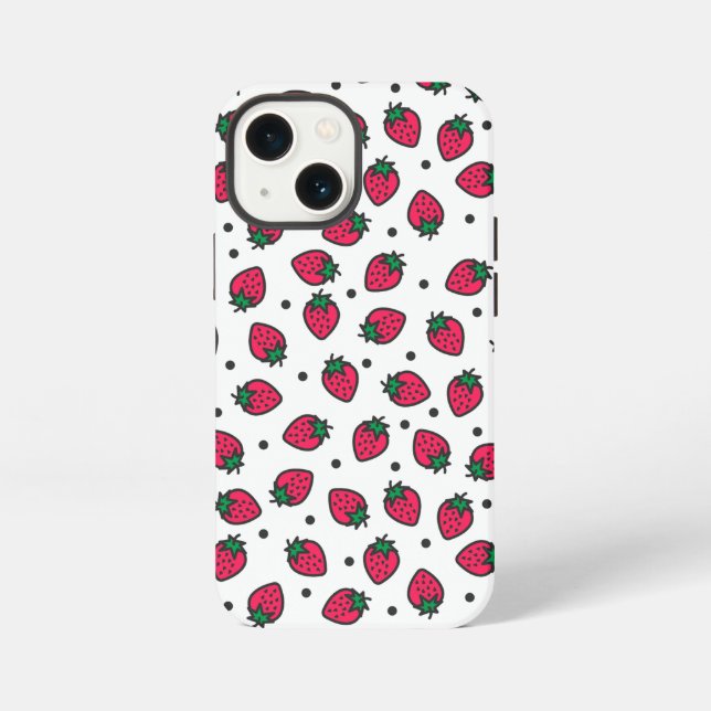 Funda Para iPhone Fresas Lindas (Reverso )