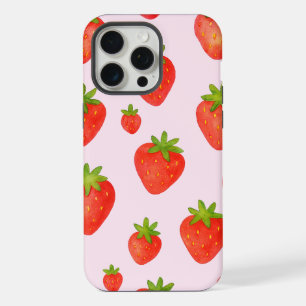 Fresas rojas elegantes y modernas acuarela brillan