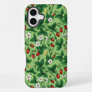 Funda Para iPhone 16 Plus Fresas silvestres rojo/amarillo/verde/