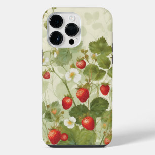 Funda Para iPhone 14 Pro Max Fresas silvestres Vibra Estival Acuarela